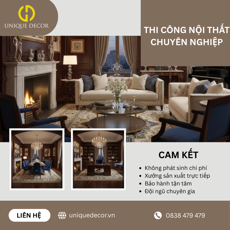 thiết kế thi công nội thất chuyên nghiệp